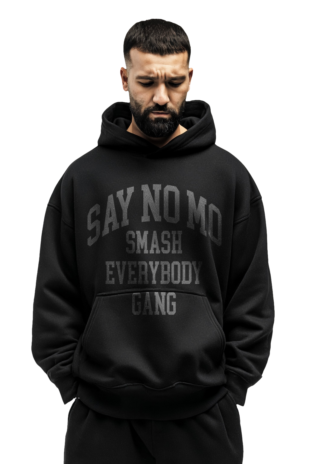 Say No Mo - Smash Everybody Logo Hoodie [black]